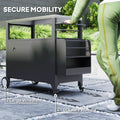 Outdoor Grill Cart Table with Stainless Steel Top — product image 2