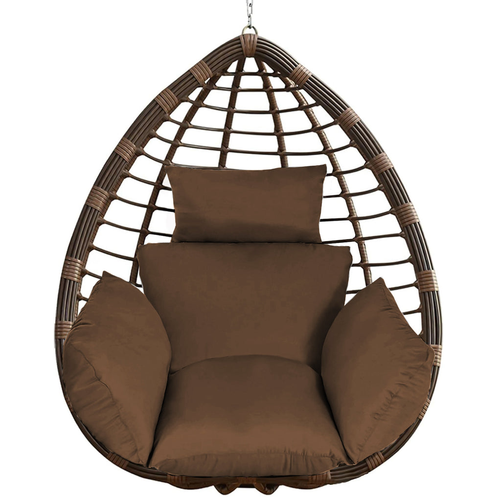 1Pc Egg Chair Cushion Hanging Basket Seat Cushion Thicken Soft Egg Swing Chair Pad Hanging Egg Chair Cushion With Headrest — product image 3