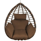 1Pc Egg Chair Cushion Hanging Basket Seat Cushion Thicken Soft Egg Swing Chair Pad Hanging Egg Chair Cushion With Headrest — product image 3