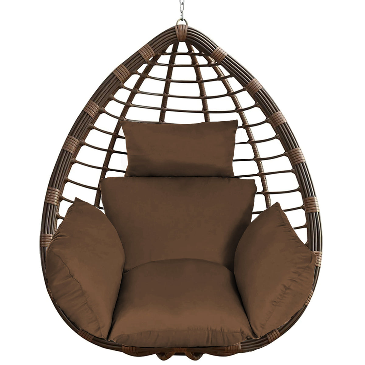 1Pc Egg Chair Cushion Hanging Basket Seat Cushion Thicken Soft Egg Swing Chair Pad Hanging Egg Chair Cushion With Headrest — product image 3