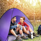 Pop Up Beach Tent Sun Shade Shelter Anti-UV Automatic Waterproof Tent Canopy For 2/3 Man W/ Net Window Storage Bag — product image 3