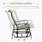 Gliding Lounger Chair — Single Rocker with Lightweight Metal & Mesh Construction — product image 2