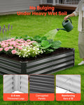 2 Pack Galvanized Raised Garden Beds — 8 X 4 X 1 Ft — product image 2