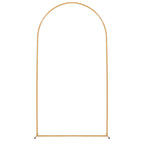 Arch Backdrop Stand, 7.2 X 4 Ft, Stable Structure, Easy Assembly, 1 Piece Gold Metal Arch Backdrop Stand For Wedding, Birthday Party, Graduation, Holiday Celebration, And Ceremony Decoration — product image 1