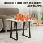16 Inch Trapezoid Steel Table Legs — product image 3