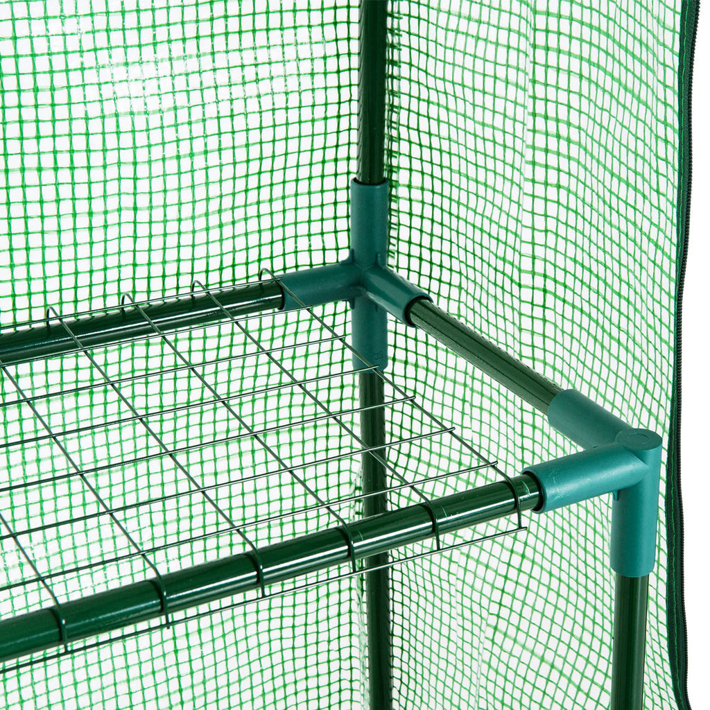 56" X 29" X 77" Walk-in Greenhouse — Garden Hot House with 3 Tier Shleves — product image 2