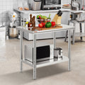 Stainless Steel Prep Table — 35 X 24 X 31 Inch — product image 3