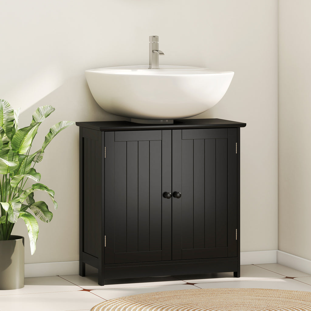 Under Sink Bathroom Cabinet — Pedestal Sink Storage Cabinet with 2 Doors — product image 1
