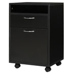 Mobile Storage Cabinet Organizer with Drawer and Cabinet — Printer Stand with Castors — product image 1