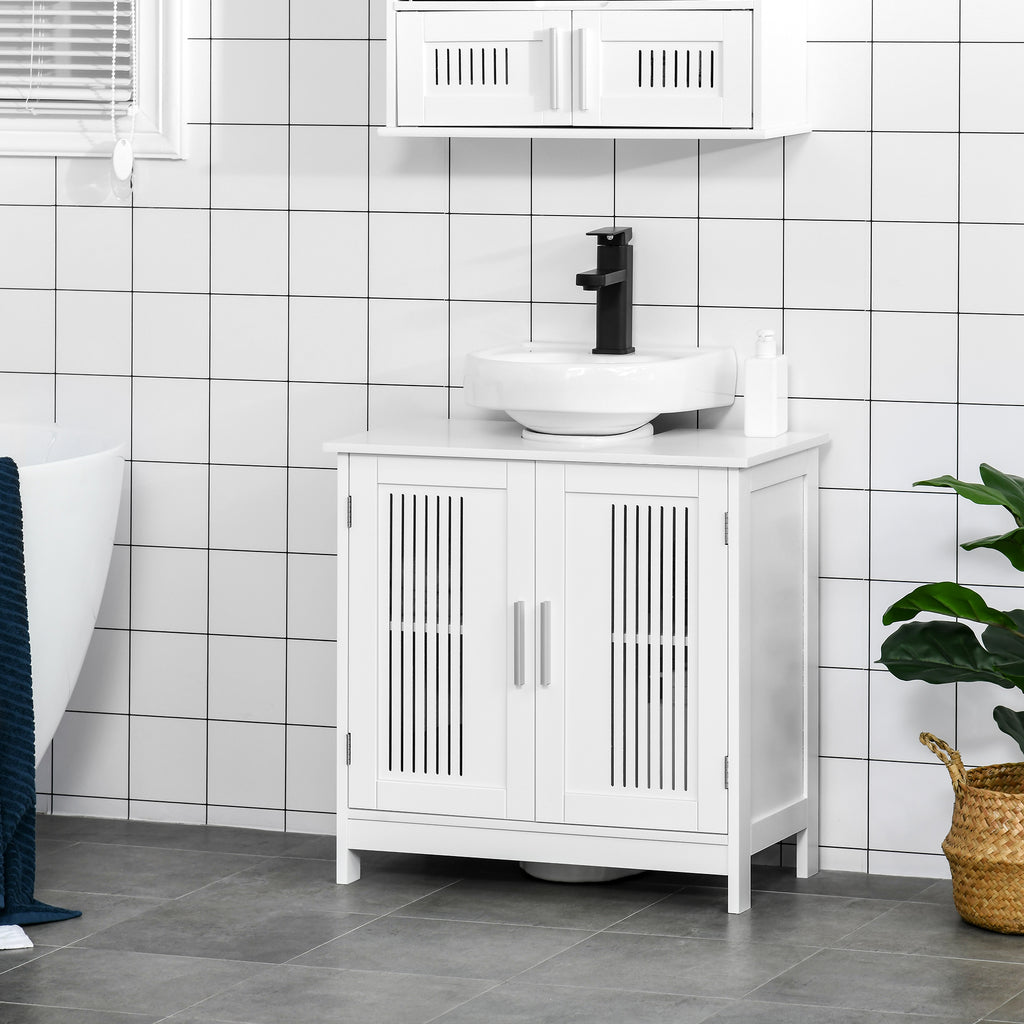 Bathroom Under Sink Cabinet Vanity Unit with Adjustable Shelf Space Saver — product image 3
