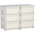 3 Tier Kids Storage Unit — Cream White — product image 1