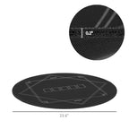 Poker Mat Texas Holdem Poker Table Top with Non-Slip Bottom Black — product image 3