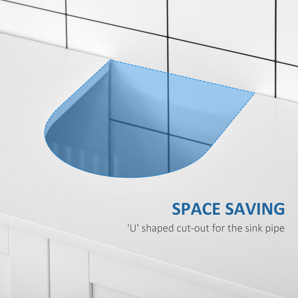 Bathroom Under Sink Cabinet Vanity Unit with Adjustable Shelf Space Saver — product image 2