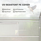 13 X 10 X 6.5 Tunnel Greenhouse Hoop House with Upgraded Galvanized Steel Frame — product image 2