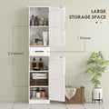 Farmhouse Linen Closet with Drawer — product image 2