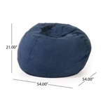 Comfortable High-density Crushed Foam Beanbag Chair Suitable For Children And Adults, With A Removable Micro-pile Cover, Ideal For Reading And Bedroom Floor Relaxation. — product image 3
