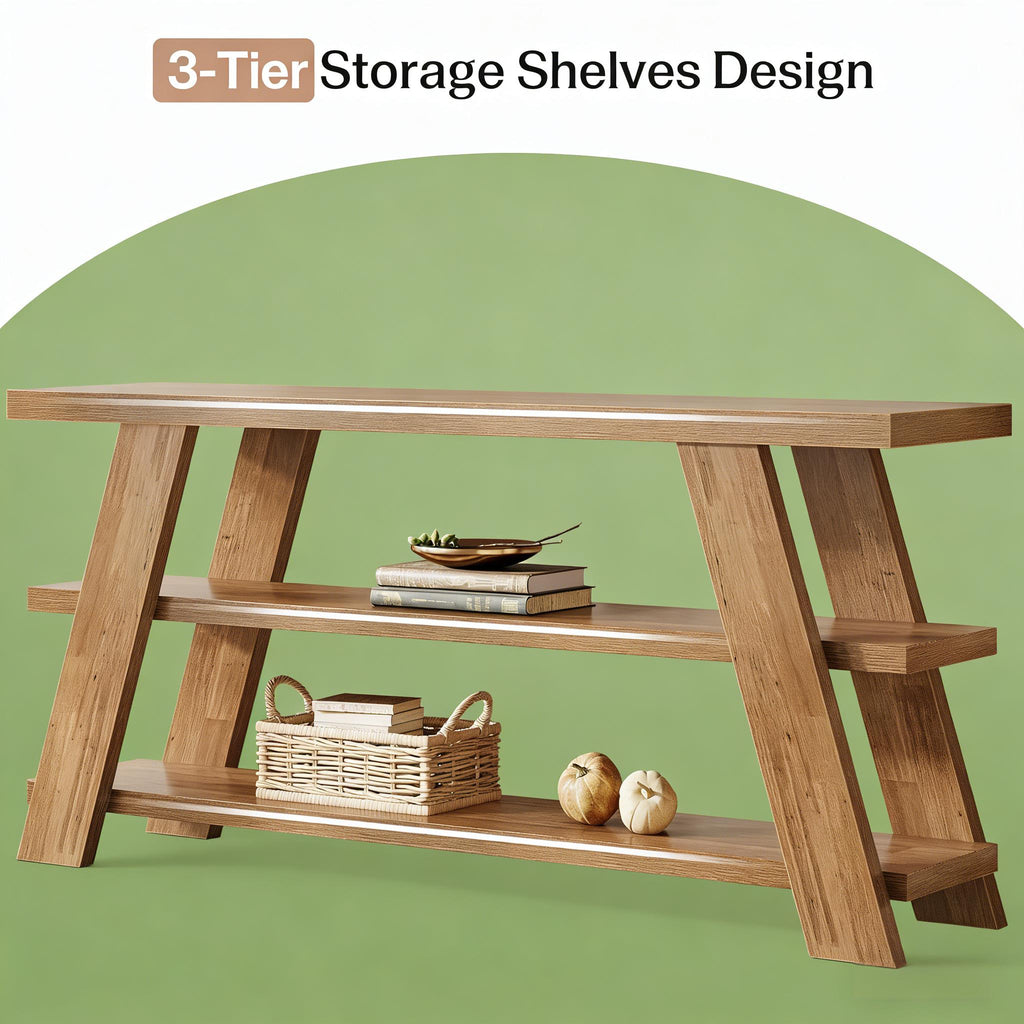 Slim Storage Side Table — 3-Tier Console Table — product image 2
