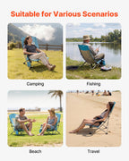 Folding Beach Chair — High Back Camping Chairs for Adults — product image 1