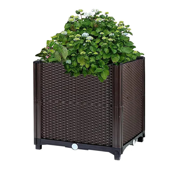 Raised Garden Bed Plant Growth Box with Self-Watering System for Garden Patio Balcony — product image 1