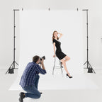 Backdrop Stand, 8.5 X 10 Ft Adjustable Photo Backdrop Stand Kit, Portable Background Backdrop Stand With 2 Tripods, Heavy Duty Projector Screen Stand, For Wedding, Photo Video Studio & Party — product image 1
