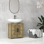 Farmhouse Pedestal Sink Storage Cabinet — product image 1