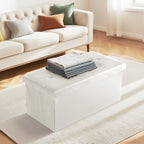 43-inch Foldable Storage Bench, Made Of PVC, With A Load Capacity Of 660 Pounds — product image 3