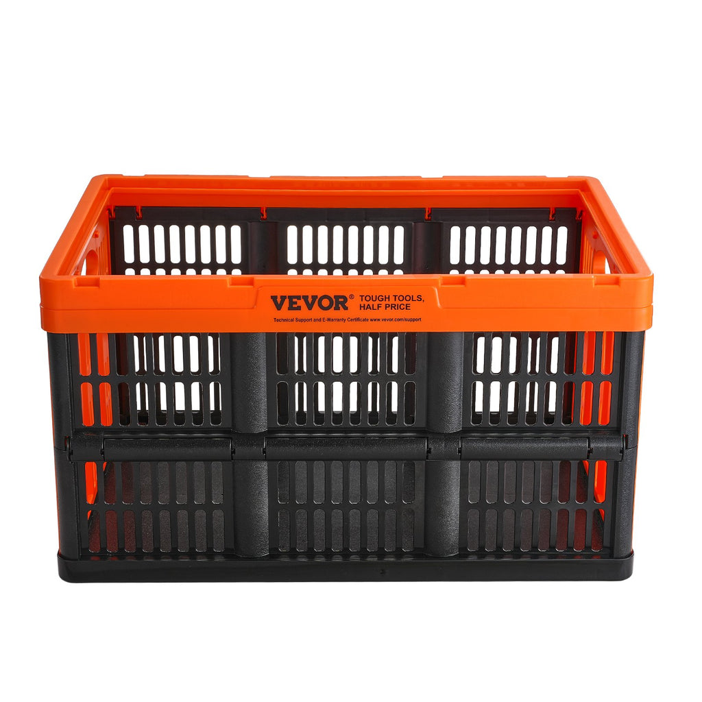 Plastic Collapsible Storage Basket, 45L 3 Packs, Folding Stackable Storage Containers/Bins With Handles, Large Heavy Duty Containers For Clothes, Toys, Books, Snack, Shoes And Grocery Organizing — product image 1