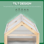 48" X 24" X 32.25" Elevated Planting Beds Garden Wooden Cold Frame Greenhouse Flower — product image 2
