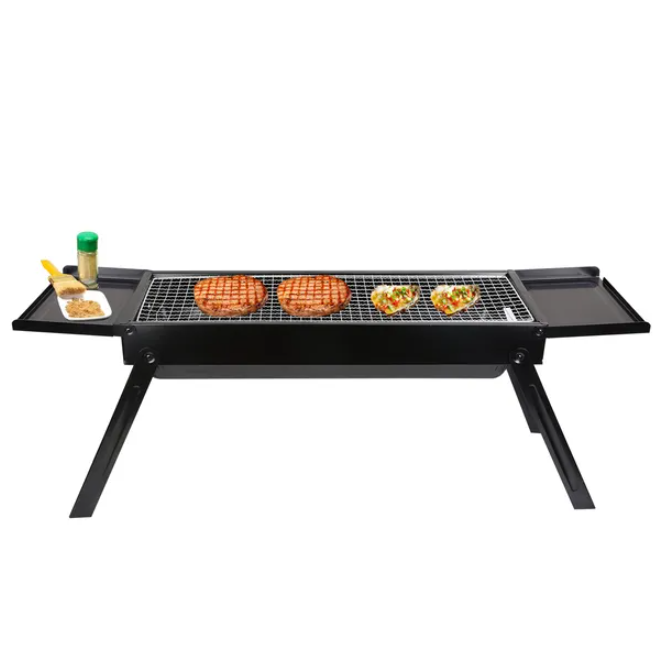 Portable and Easy to Install Stainless Steel Grill with Storage Net — product image 1