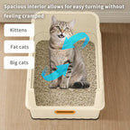 Simple Drawer Style White Cat Litter Box — Humanized Design — product image 2