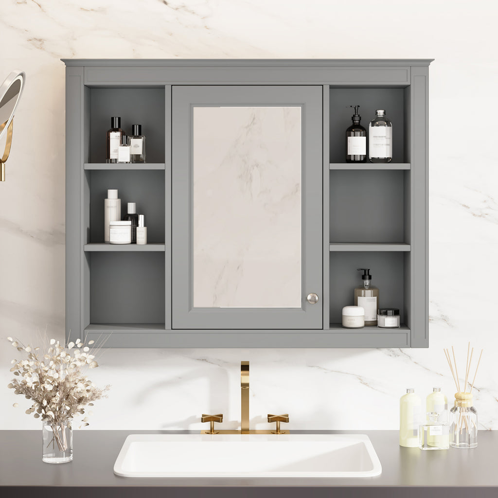 35 X 27.5 Medicine Cabinet — Wall Mounted Bathroom Storage Cabinet — product image 2