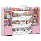 Pink Multi-Functional Kids Storage Shelf - Toy Organizer+bookcase — product image 2