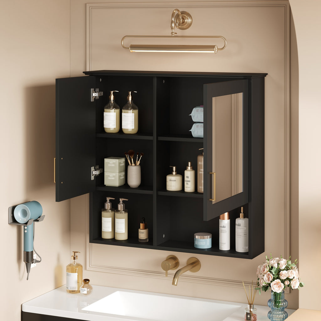 2-in-1 Bathroom Mirror Cabinet — High-Define Mirror with Storage for Bathroom Vanity — product image 2