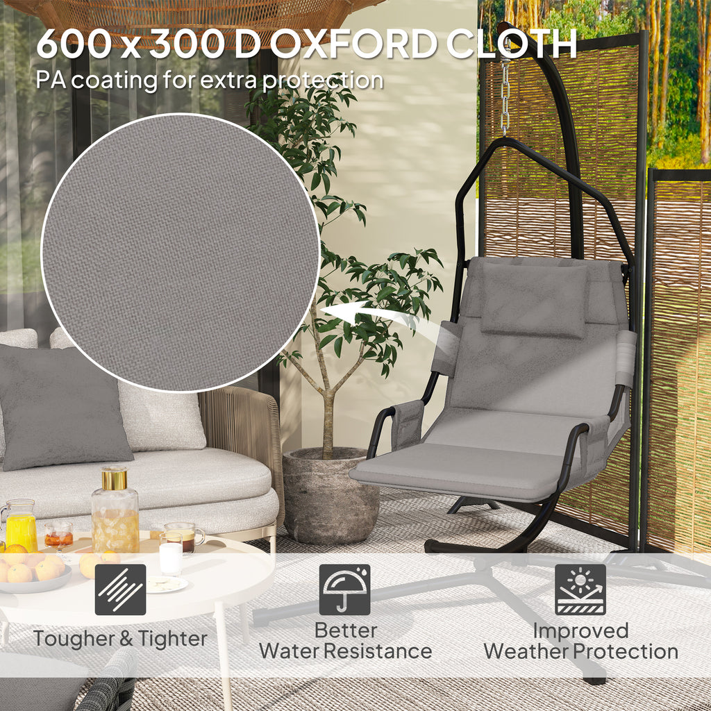 Hammock Chair with Stand and Pa Coating Cushion — product image 3