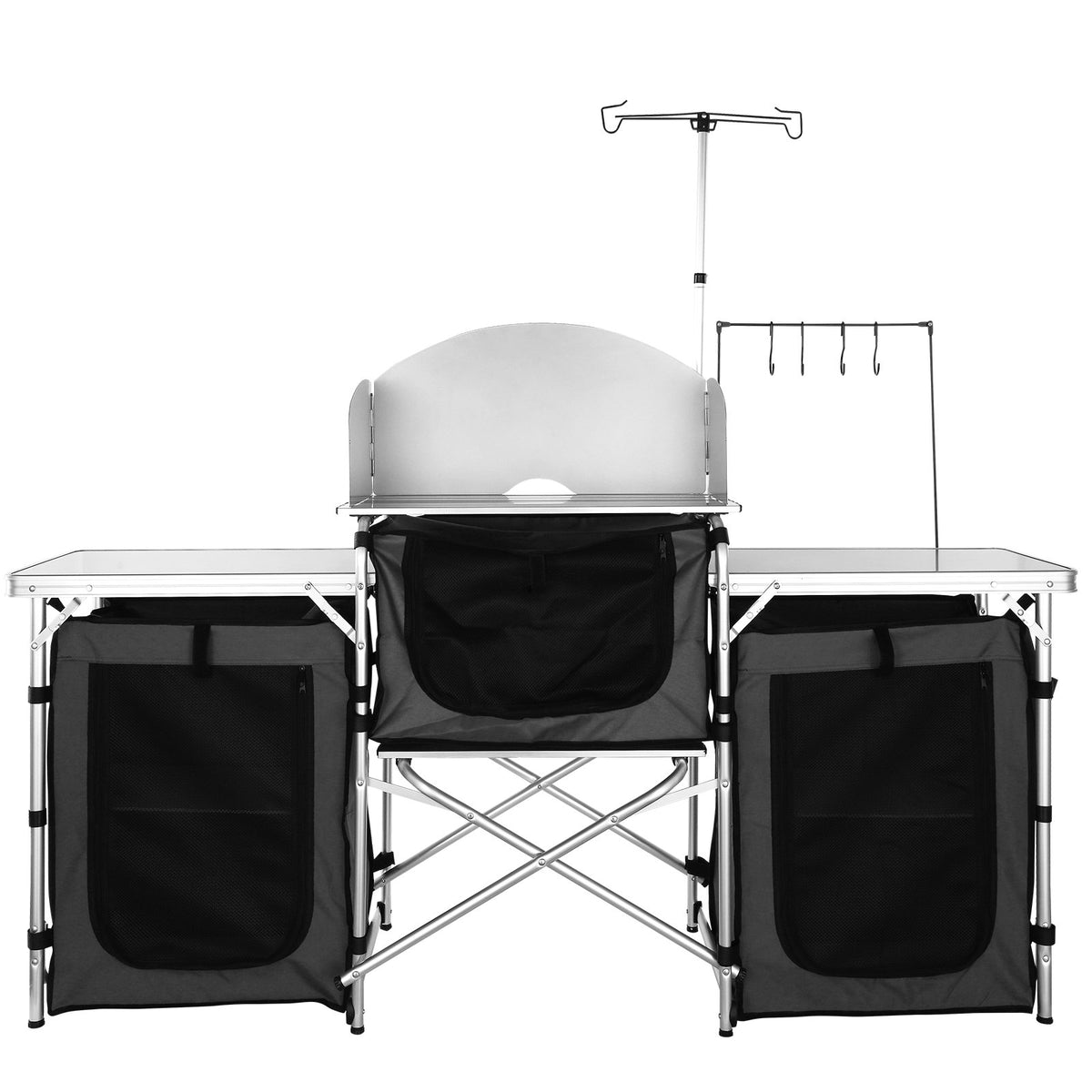 Camping Kitchen Table — Folding Outdoor Cooking Table with Storage Carrying Bag — product image 3