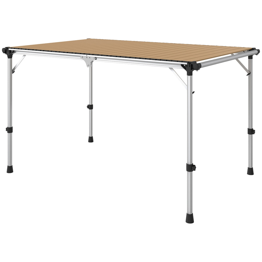 Folding Camping Table — Adjustable Height Aluminum Table — product image 1
