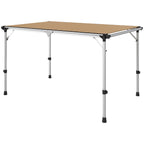 Folding Camping Table — Adjustable Height Aluminum Table — product image 1