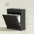Laundry Hamper Cabinet — Laundry Cabinet with 2 Tilt Out Laundry Baskets and 2 Drawers — product image 3