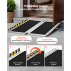 Portable Wheelchair Ramp, 3FT, Non-Slip Aluminum Folding Handicap Ramp For Wheelchair, 800 Lbs Capacity, Door Threshold Ramps For Home Steps, Stairs, Entry, Threshold, Doorways, Scooter, Curbs — product image 3