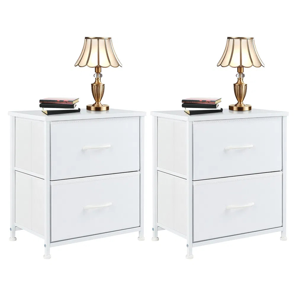 Living Room Cabinet Layers Set Of 2 Fabric Drawers Beside Nightstand Table Closet Chest Clothes Display Cabinet Of Furniture — product image 1