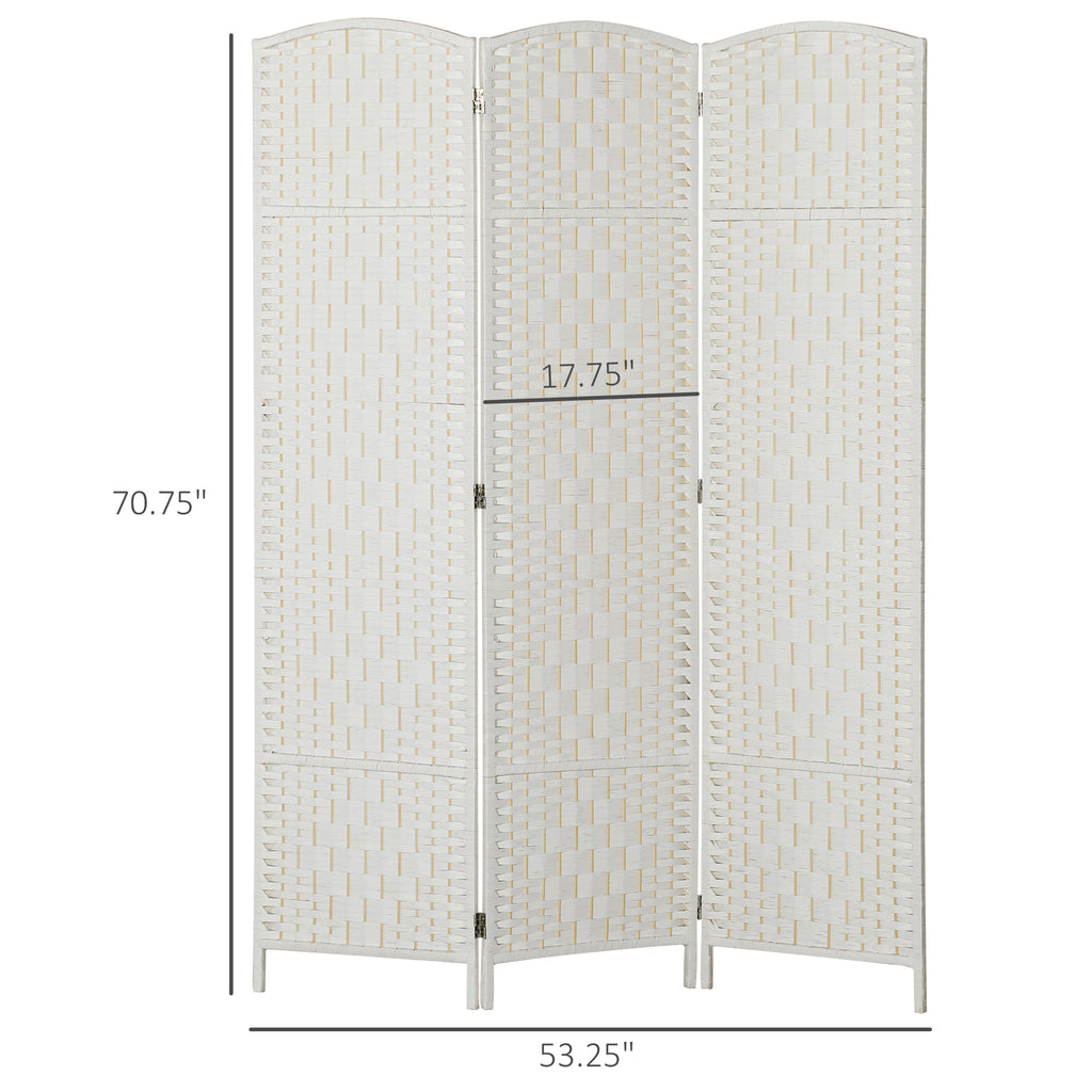 Room Divider — 3 Panel Folding Privacy Screen — product image 3