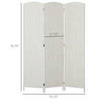 Room Divider — 3 Panel Folding Privacy Screen — product image 3