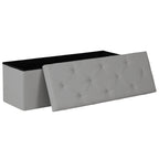 43-inch Foldable Storage Bench, Made Of PVC, With A Load Capacity Of 660 Pounds — product image 1