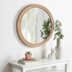 27.5 Inches Round Wall Mirror for Bathroom Vanity — product image 2