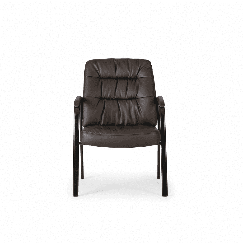 Wear-resistant PU Leather, Comfortable Long-sitting Office Chair, Thickened Seat And Backrest Chair, Household Guest Chair — product image 2