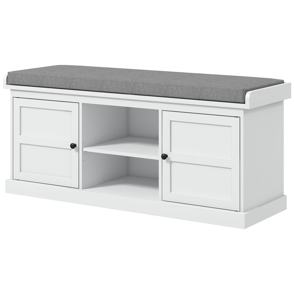 Shoe Storage Bench with Cushioned Seat — product image 1