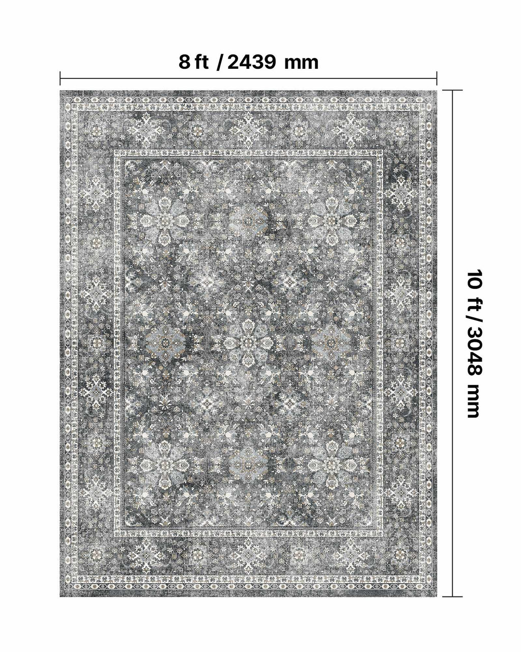 Area Rug — 8 X 10 Ft Large Washable Rug — product image 3
