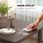 5-Piece Solid Wood Dining Table Set for 4 — product image 2