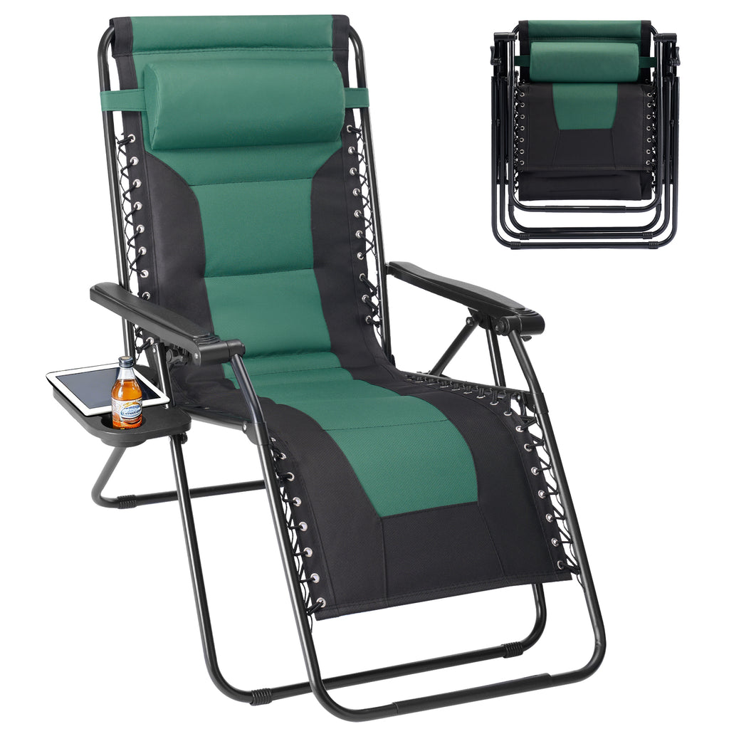 Sleeve-encased Zero-gravity Chair, Heavy-duty Outdoor Recliner, Foldable Anti-gravity Outdoor Leisure Chair — product image 2