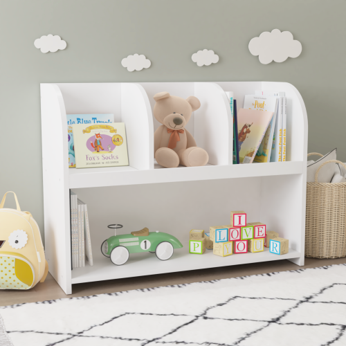 Kids Bookcase with 4 Compartments — product image 2